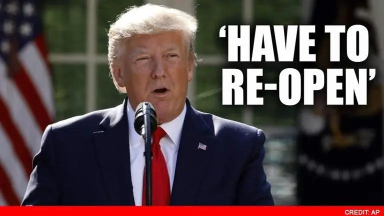 Americans with serious illnesses sacrificed to slow Covid down; owe them re-opening: Trump Coronavirus