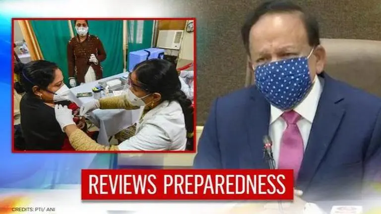 Health minister chairs meet ahead of COVID vaccine dry run, says 'have made improvements' Harsh Vardhan