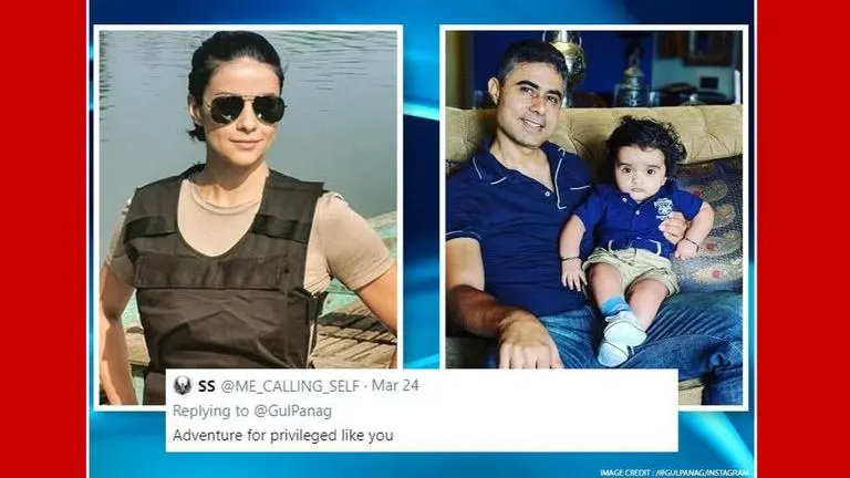 Gul Panag's lockdown tweet termed 'adventure', actor hits back with husband's feats Gul Panag's tweet for lockdown termed 'adventure', actor hits back with husband's feats