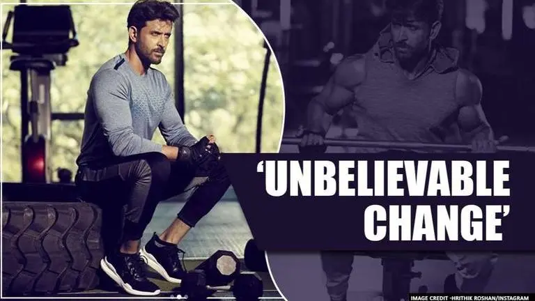 Hrithik Roshan shares a fan's 'Lockdown transformation'; see before-after pictures Hrithik Roshan