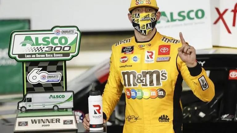 NASCAR champ Busch backs masks in public as common courtesy