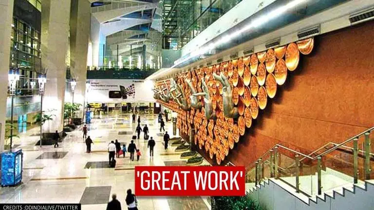 Delhi Airport achieves new height for carbon accreditation, netizens say 'great work' Delhi International Airport