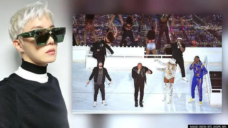 BTS' J-Hope gets 'goosebumps' watching Eminem, Dr Dre & more at Super Bowl Halftime Show BTS