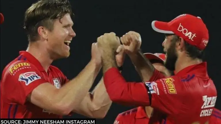 Jimmy Neesham comically trolls ex-Punjab teammate Glenn Maxwell on engagement tweet Jimmy Neesham
