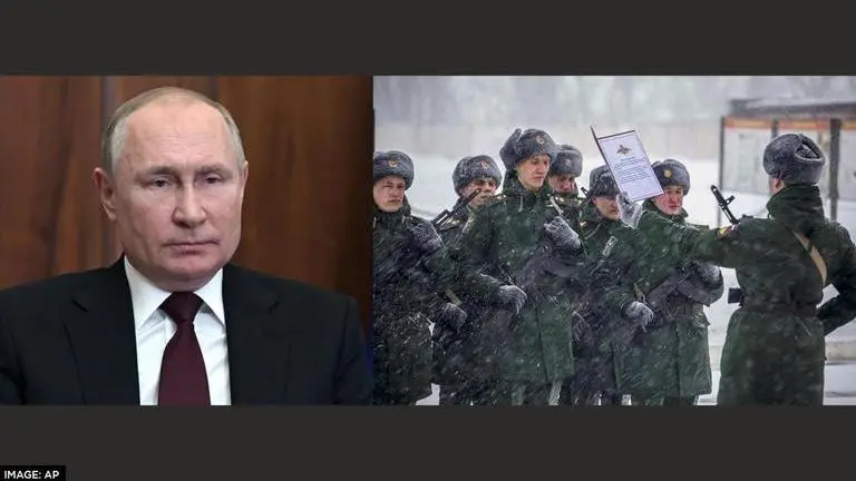 Russian President Vladimir Putin and Russian Army
