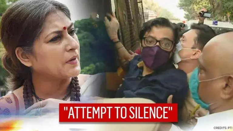 Arnab Goswami's arrest a deplorable act of cowardice, says actor-MP Roopa Ganguly Arnab Goswami's arrest a deplorable act of cowardice, says actor-MP Roopa Ganguly