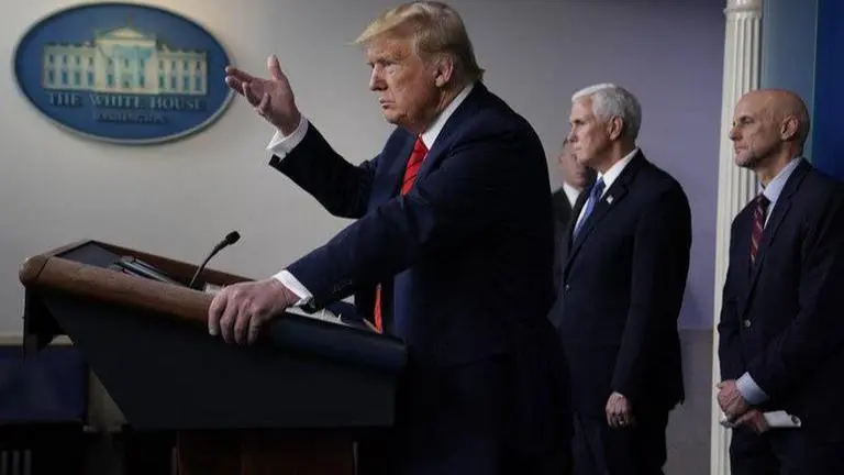 Trump urges states to do more as hospitals sound alarms Trump urges states to do more as hospitals sound alarms