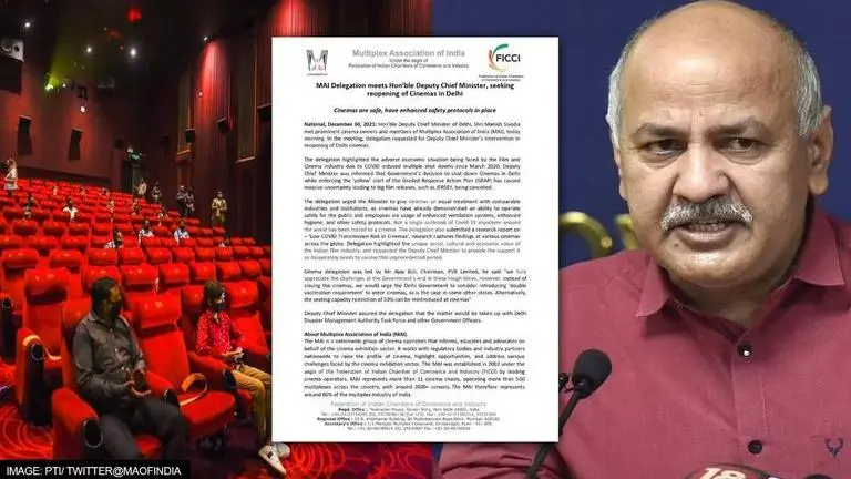 Multiplex Association of India meets Delhi's deputy CM to seek the ...
