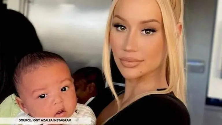 Iggy Azalea shares a sweet birthday message for her "Favourite Person" Onyx as he turns 1 In Picture: Australian rapper Iggy Azalea and her son, Onyx