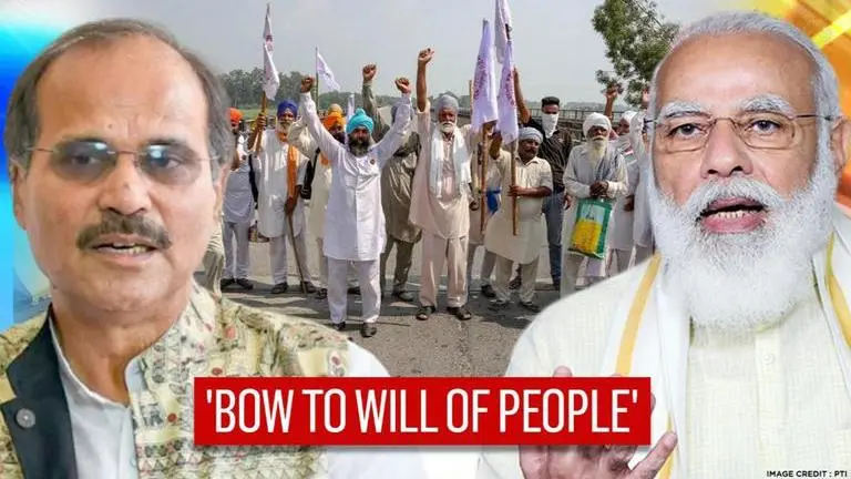 Adhir Ranjan writes to PM Modi demanding repeal of 'corporate-friendly' farm laws Adhir Ranjan Chowdhary