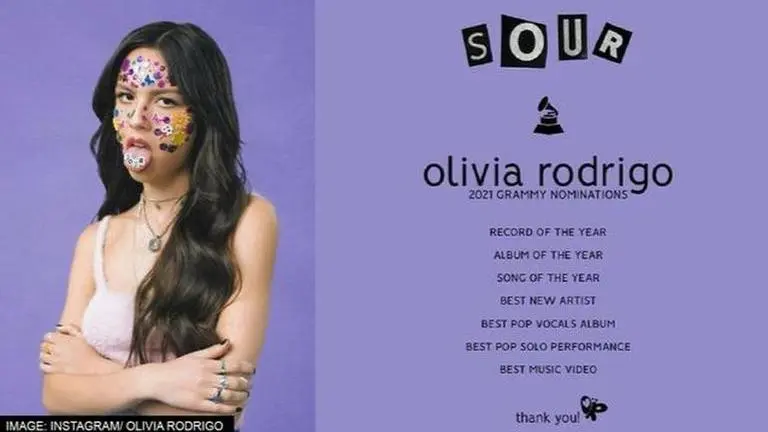 Olivia Rodrigo 2nd youngest after Billie Eilish to get Grammy nods in big four categories Grammy 2022