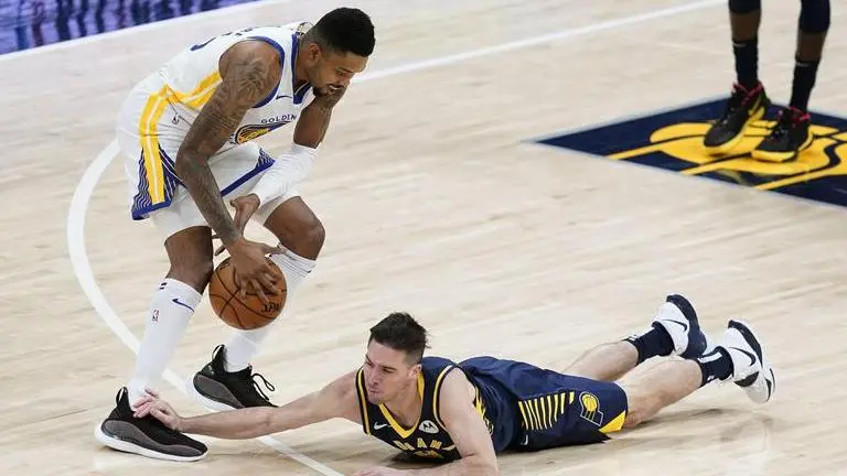 Warriors use late run to pull away from Pacers, 111-107