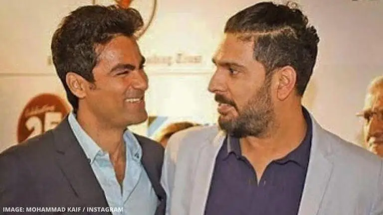 Mohammad Kaif pokes fun at ex-teammate Yuvraj Singh for 'lying sometimes'; watch video Mohammad Kaif