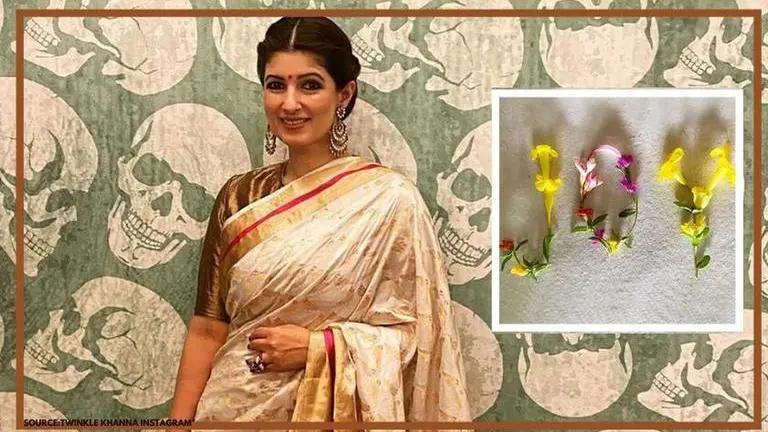 Twinkle Khanna pays tribute to Corona quilt project with beautiful floral artwork Twinkle Khanna