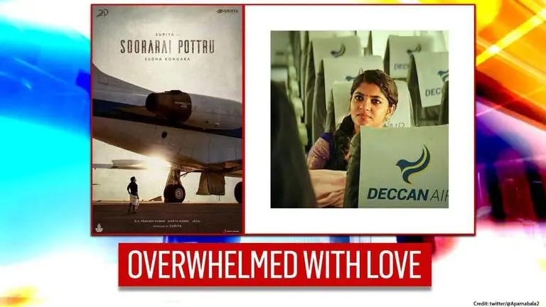 As 'Soorarai Pottru' is termed 'masterpiece', lead Aparna Balamurali pens gratitude note