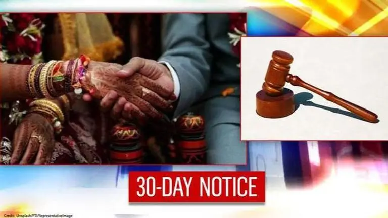 30-day notice under Special Marriage Act is 'fair and reasonable': Centre tells Delhi HC Special Marriage Act