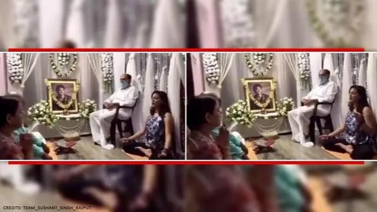 Sushant Singh Rajput's family chants Mahamrityunjay Mantra at prayer meet; Watch Sushant Singh Rajput