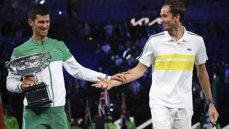 Medvedev recalls long-ago practice session with Djokovic