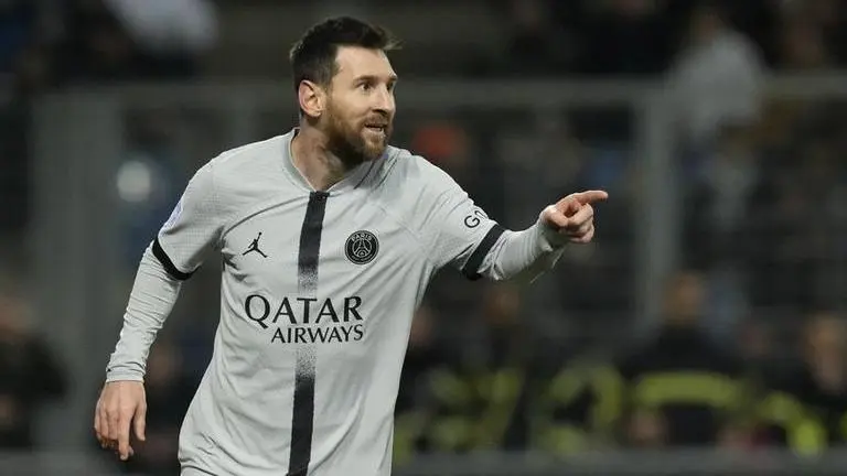 Will Lionel Messi renew contract with Paris Saint Germain? PSG director gives huge update Lionel Messi celebrates his goal against Montpellier