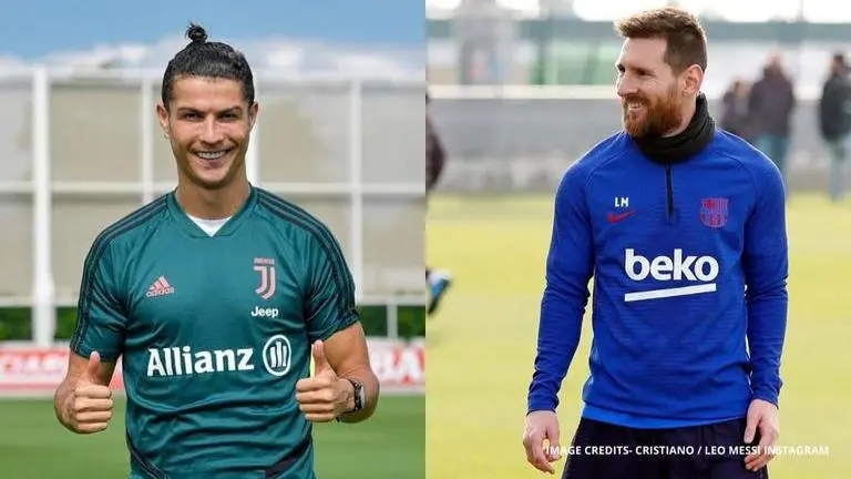 Lionel Messi and Cristiano Ronaldo's predicted overall ratings for EA Sports FIFA 21 Lionel Messi