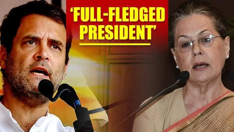 Sonia Gandhi has to be full-fledged Congress chief, Rahul not willing: Moily Sonia