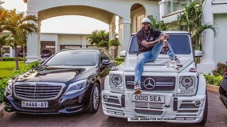 Adebayor's team shows off luxury car collection to 'motivate' fans, faces backlash Adebayor