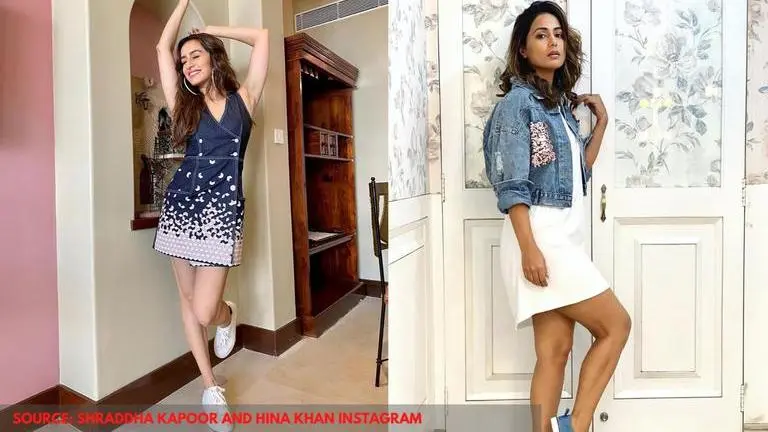 Shraddha Kapoor and Hina Khan know how to amp up denim game and these pics prove it Shraddha Kapoor