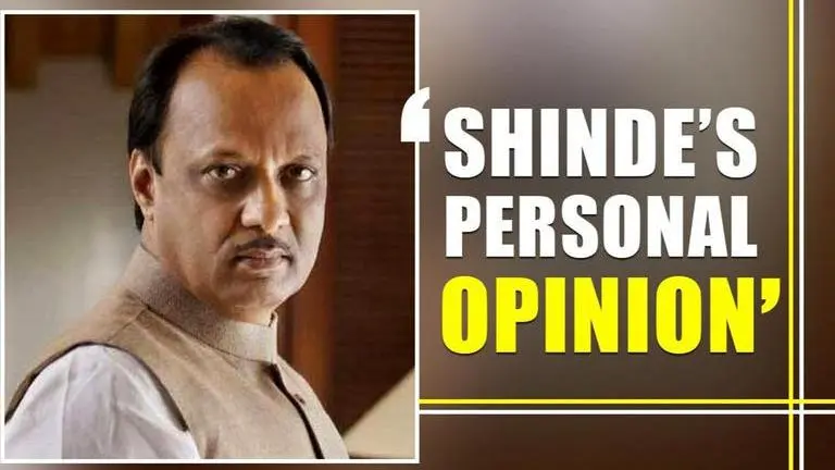 Cong- NCP coming together remark is Shinde's personal view: Ajit Pawar Cong