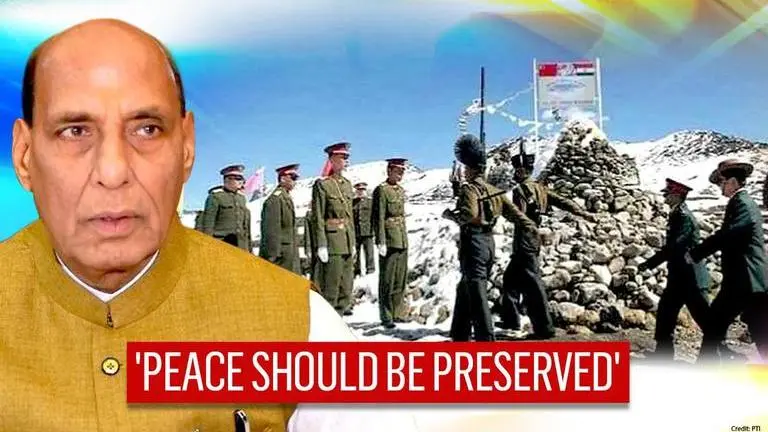 Indian Army won't cede an inch of land: Rajnath Singh hails forces; performs Shastra Puja India-China