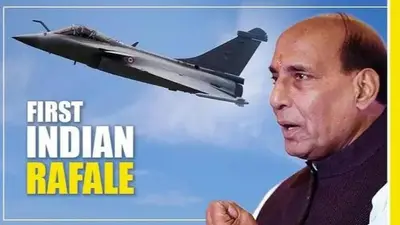 Rajnath Singh to receive 1st Indian Rafale aircraft in France on Oct 8 Rajnath Singh
