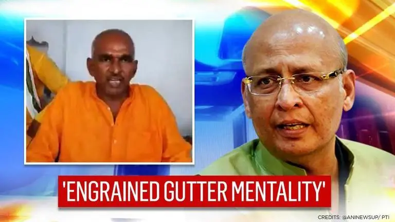 Singhvi slams BJP motormouth UP MLA's 'gutter mentality' remark on rape amid Hathras case Abhishek Singhvi