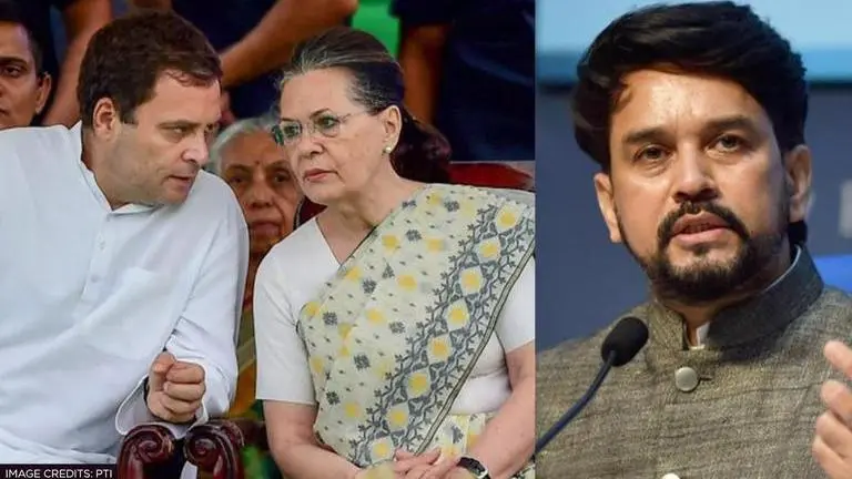 'I hope Congress elects its president by 2024': I&B Minister Anurag Thakur as Opp'n unites Anurag Thakur
