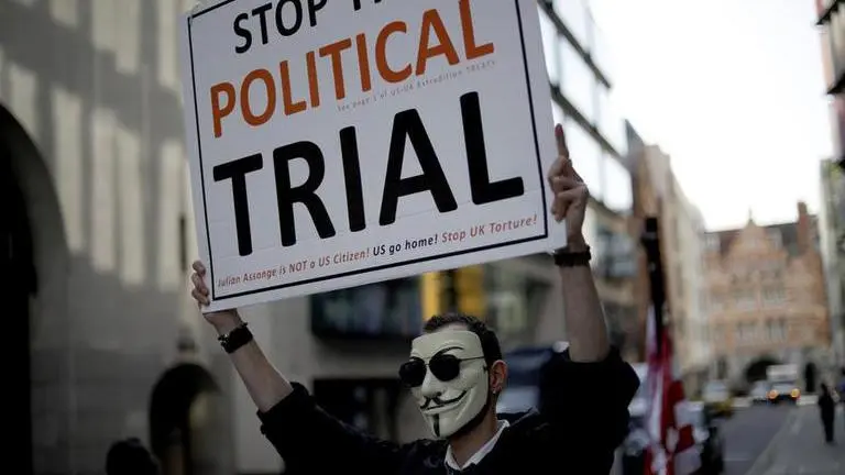 Lawyer says Assange charged under broad, contentious US law