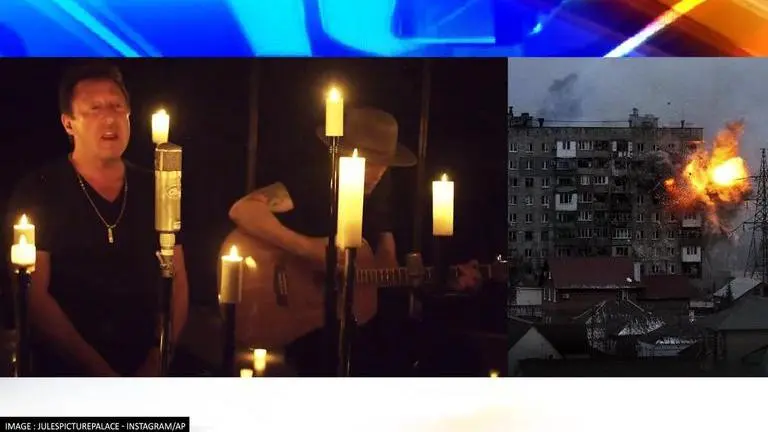 Julian Lennon sings dad John Lennon's 'Imagine' for the first time to support Ukrainians julian lennon