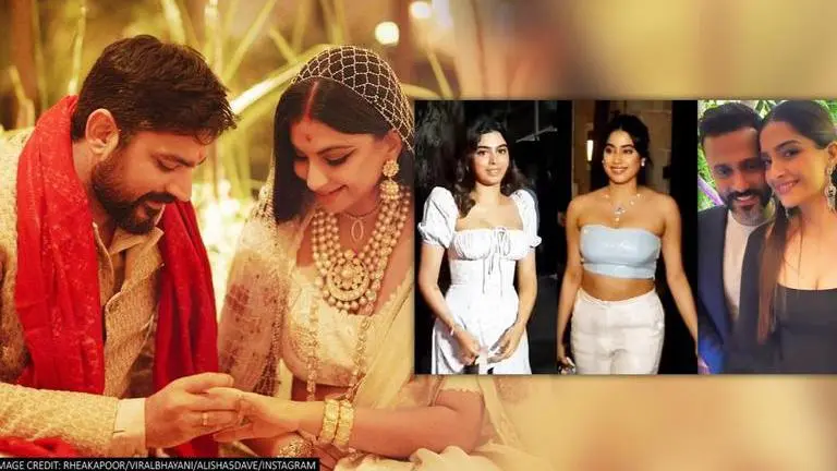 Inside Rhea Kapoor-Karan Boolani wedding party: Arjun, Sonam, Janhvi & others have a blast Rhea Kapoor, Anil Kapoor, Karan Boolani, Sonam Kapoor, Anand Ahuja