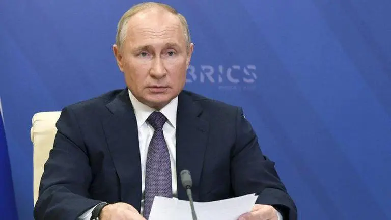 Putin touts Russian virus vaccines at BRICS summit