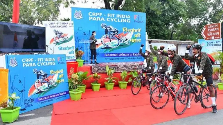 CRPF 'special soldiers' embark on 900-km rally from Gujarat to Delhi CRPF