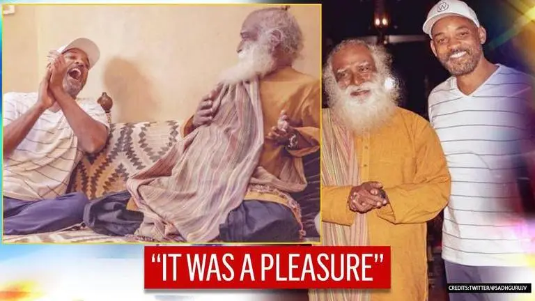 Sadhguru meets Will Smith, tells star, 'May your Sangha be strong & Dharma be your guide' Sadhguru meets Will Smith, tells star, 'May your Sangha be strong & Dharma be your guide'
