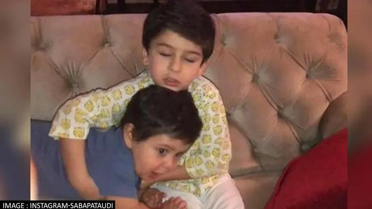 Saba Pataudi shares glimpse of Taimur and Jeh Ali Khan's brotherly bond in new post Taimur Ali Khan