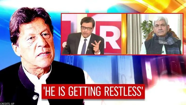 J&K L-G Manoj Sinha speaks to Arnab; slams Pak PM Imran Khan who 'nobody takes seriously' DDC polls