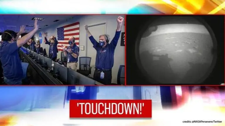 'I'm safe on Mars': NASA's Perseverance lands on Red Planet after '7 minutes of terror' NASA