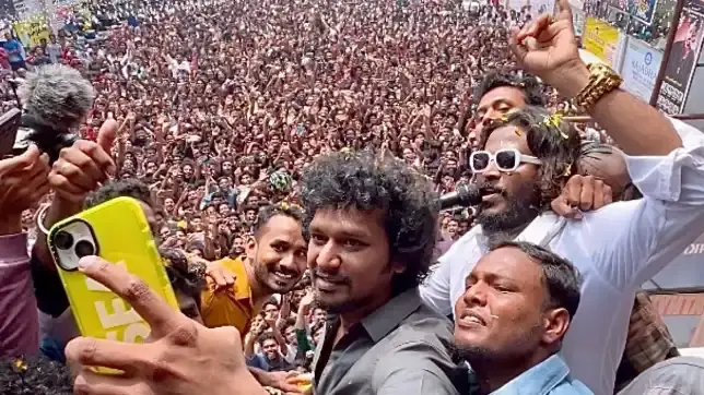 Lokesh Kanagaraj at Leo promo event in Palakkad