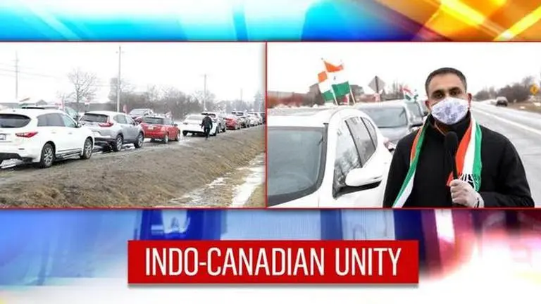 Indian diaspora holds Tiranga-Maple rally in Canada hailing COVID-19 vaccine supply India