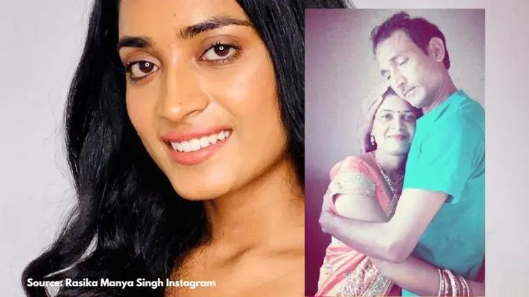 Manya Singh's father felicitates the Miss India 2020 runner up with a special auto rally Manya Singh