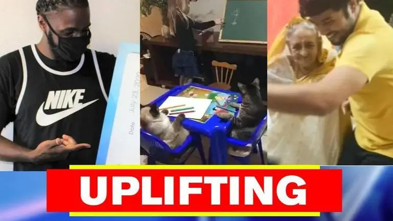 Good News: Policewoman saves wheelchair-bound man; Girl takes 'cat class'; Man wins $200k Good News