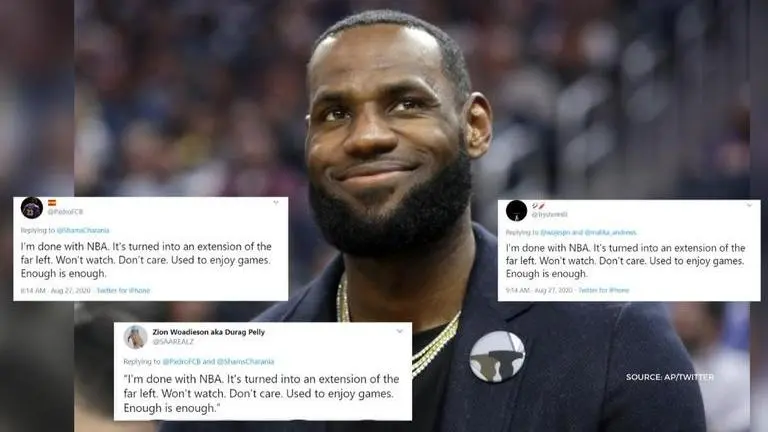 NBA fans claim bots hijacked Twitter to condemn players' "political" boycott NBA