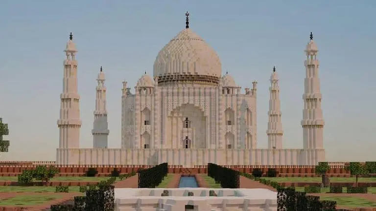 Minecraft builders recreate 3 iconic places including Taj Mahal in 1:1 ratio Minecraft