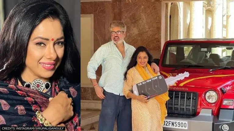 'Anupamaa' star Rupali Ganguly excited to welcome swanky car, calls herself 'proud Indian' Anupamaa, Rupali Ganguly