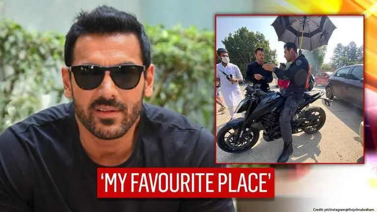 John Abraham shoots for action sequences on 'Attack' sets, says 'Doing what I do best'