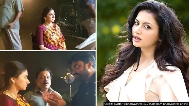 Bhagyashree thanks 'Thalaivi' director for his support, calls him 'focused' & shares pics